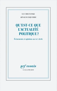 Qu’est-ce que l’actualité politique ?