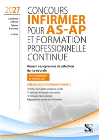 Concours infirmier pour AS-AP et formation professionnelle continue