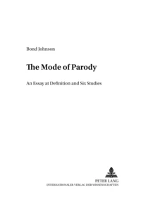 The Mode of Parody