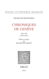 Chroniques de Genève