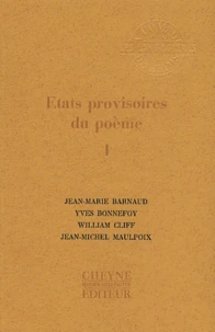 Etats provisoires du poème