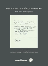 Paul Celan, la poésie, la musique
