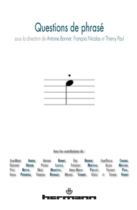 Questions de phrasé