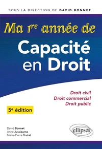 Ma 1re année de capacité en droit