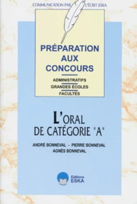 Les épreuves orales cadre A