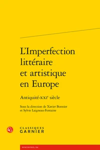 L'imperfection littéraire et artistique en Europe