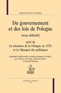 Du gouvernement et des lois de Pologne