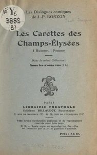 Les carottes des Champs-Élysées