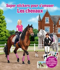  Book'N'App - Les chevaux - Avec plein de stickers, figurines à habiller et une application gratuite.