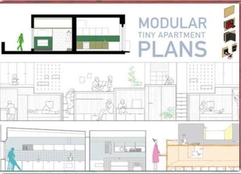 Books Monsa - Modular tiny apartement plans.