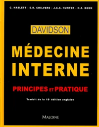 Medecine Interne Davidson. Principes Et Pratique