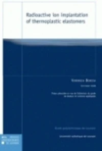 Radioactive ion implantation of thermoplastic elastomers
