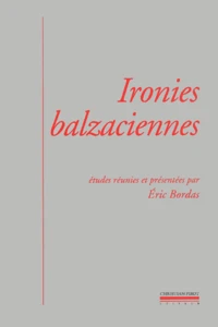 Ironies balzaciennes
