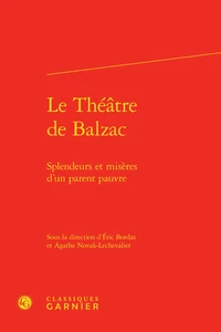 Le théâtre de Balzac