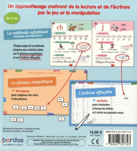 Mon coffret pour apprendre à lire et à écrire: Dès 5 ans