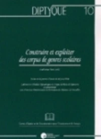 Construire et exploiter des corpus de genre scolaires