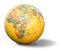 Globe 14 cm antique autorotatif lumineux