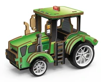 Tracteur - maquette 3D bois