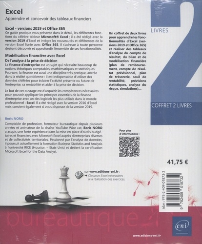 Excel Apprendre Et Concevoir Des Tableaux De Boris Noro Grand Format Livre Decitre