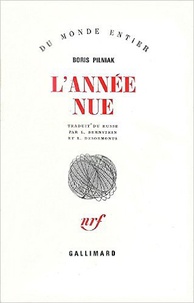 Boris Pilniak - L'année nue.