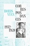Boris Vian - Correspondances 1932-1959.