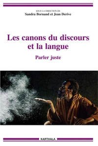 Les canons du discours et la langue