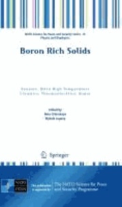 Nina Orlovskaya - Boron-Rich Solids: Sensors for Biological and Chemical Detection - Sensors, Ultra High Temperature Ceramics, Thermoelectrics, Armor.