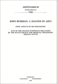 John Buridan : A Master of Arts
