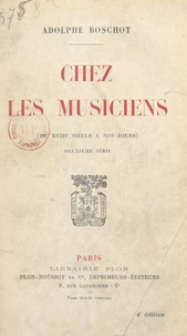 Chez les musiciens