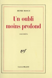 Un oubli moins profond