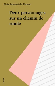 Deux personnages sur un chemin de ronde