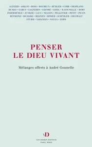 Penser le Dieu vivant