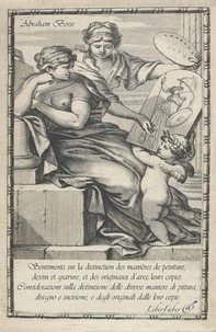 Sentiments sur la distinction des diverses manières de peinture, dessin et gravure, et des originaux davec leurs copies