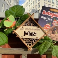  Botaki/lasserre et François Lasserre - Botaki   Mon kit insectes - Fabrique un hôtel à insectes en bois.