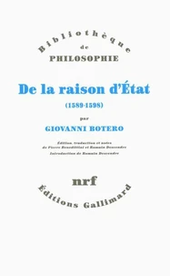 De la raison d'Etat (1589-1598)