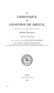 La chronique de Geoffroi de Breuil prieur de Vigeois