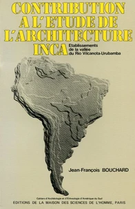 Contribution à l'étude de l'architecture inca.