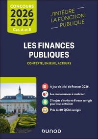 Les finances publiques 2026-2027