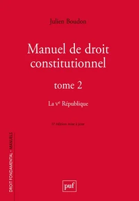 Manuel de droit constitutionnel