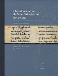 Chroniques latines du Mont Saint-Michel (IXe-XIIe siècle)