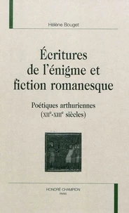 Ecritures de l'énigme et fiction romanesque