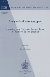 Langues à niveaux multiples