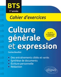  Bouillot - BTS culture générale et expression, cahier d'exercices 1ere année.