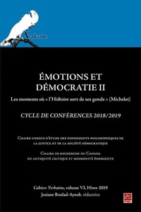 Emotions et démocratie