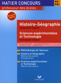 Histoire et Géographie, composante majeure, sciences expérimentales et technologie, composante mineure