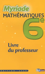 Mathématiques 6e Myriade