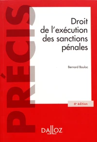 Droit de l'exécution des sanctions pénales