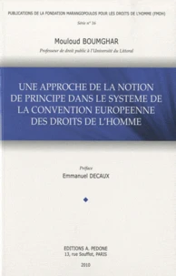 Une approche de la notion de principe dans le système de la Convention européenne des droits de l'homme