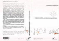Capital immatériel : connaissance et performance