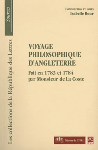Voyage philosophique d'Angleterre